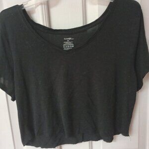 Womens Crop Top - Black